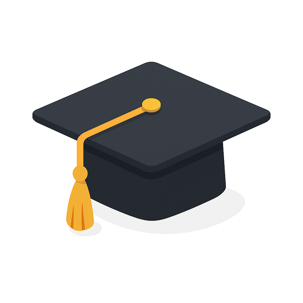 Illustration of a graduation cap